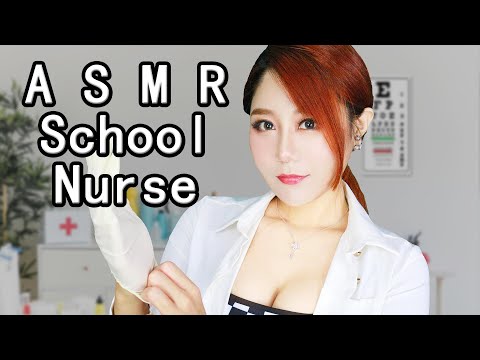 ASMR School Nurse Role Play Lice Check Hair Brushing Wash Hair Whisper