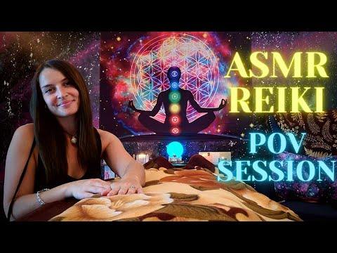 POV ASMR REIKI SESSION ~ FULL BODY ENERGY BALANCE AND CLEANSE ~ Relaxation and Sleep Tingles