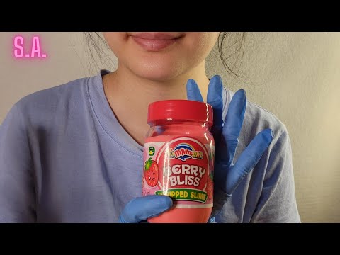 Asmr | Playing with Gooey Slime (Quiet)