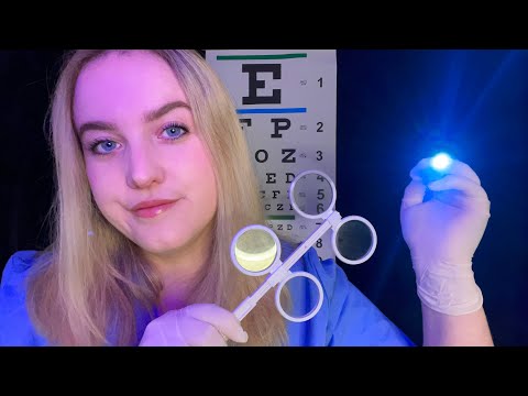 ASMR | Eye Examination - Follow my instructions [Lights, Gloves & Soft Spoken]