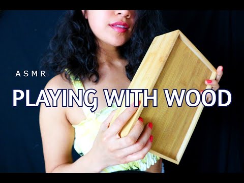 Playing With Wood 😉 | Azumi ASMR