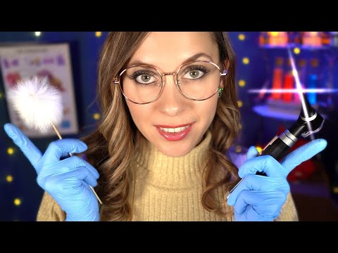 Deep Ear Cleaning ASMR to cure Tingle imunity, Otoscope, Ear Exam, Whisper, Personal Attention
