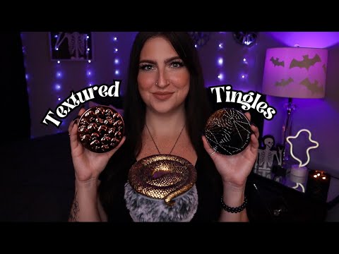 ASMR | Scratching & Tapping On Textured Candle Lids 🕯️