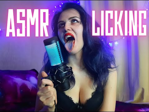 ASMR HOT LICKING MICROPHONE 😈АСМР ГОРЯЧИЙ ЛИКИНГ МИКРОФОНА