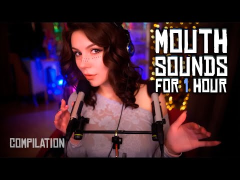 ASMR Mouth Sounds for 1 Hour 💎 Compilation, No Talking