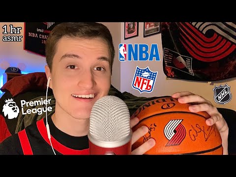 [ASMR] 1 Hour of Relaxing Whispering About Sports (nba, nfl, football)