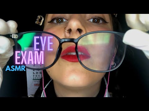 👀ASMR👀 Eye Examination Roleplay - Ita accent - soft spoken