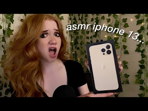 asmr- unboxing the iphone 13 pro max…