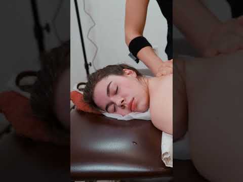 Relaxing back asmr massage for Lisa #asmrmassage