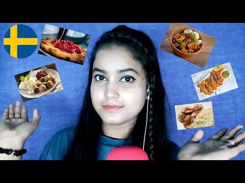 ASMR Popular Swedish Traditional Foods Name Triggers Popular With Whispering