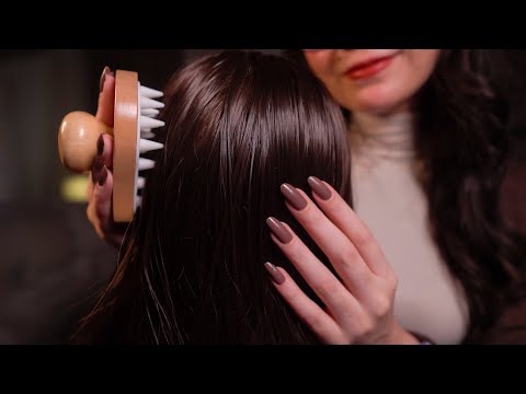 ASMR realista | cuidados especiais com cabelo e couro cabeludo (massagem)