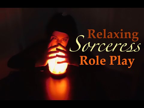 ASMR Sorceress Role Play *Whispering, Unintelligible Whispers, Tapping on stone, AND MORE*
