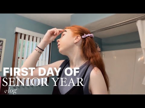 first day of senior year !! - homeschool edition
