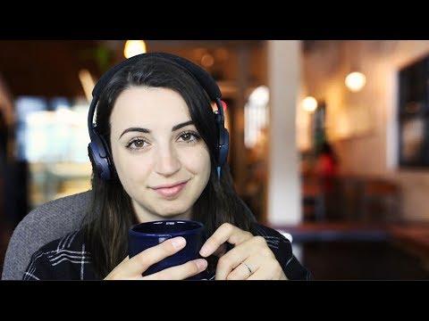 [ASMR] Cozy Coffee Shop During a Thunderstorm (Roleplay)