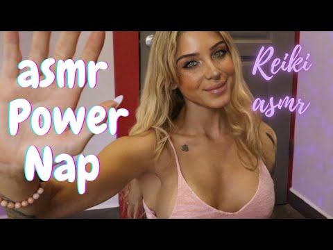 ASMR Multilayered 💓REIKI charged POWER NAP With wake up 😴( Water, tapping, positive affirmations)