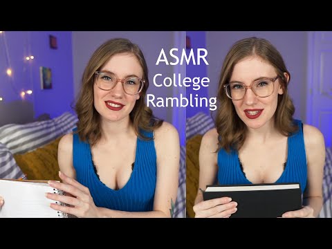 ASMR Soft Spoken Rambling | Start of the Semester Nostalgia