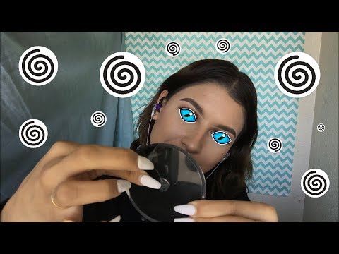 ASMR Little black circle tapping and whispers