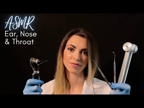 [ASMR] Medical Role-play | Ear, Nose & Throat Examination