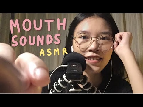 ASMR Mouth Sounds, Face Touching | ASMR เสียงปาก
