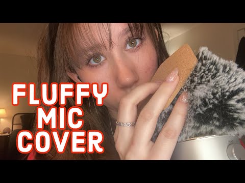 ASMR | Fluffy Mic Cover Triggers W/ Mouth Sounds (Searching for Bugs, Tapping, & More)