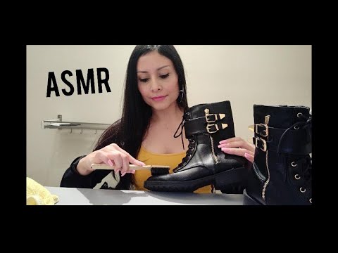 ASMR: Cleaning and polishing my shoes