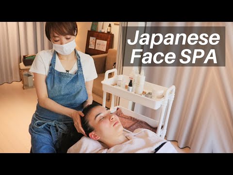 Professional Japanese  Face SPA in the nature - ASMR