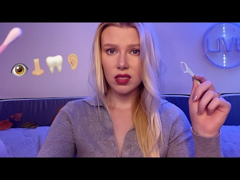 Getting Sh*t out of your Eyes, Nose, Teeth, Ears, AND Face |ASMR| Inaudible Whispers