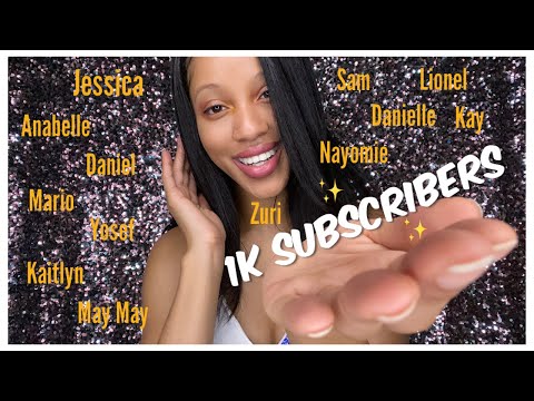 ASMR Whispering 100+ Names✨😍| 1000 subscribers in 2 months 🤯 Saying your NAMES 🥳 | 1k special