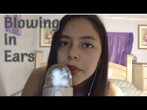 ASMR | Softly Blowing Into Your Ears 👂🏼 (+Brushing Mic)