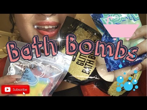 ASMR| 🎧 Bath bomb & water sounds