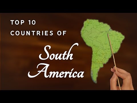 Top 10 South American Countries (by Area) ASMR