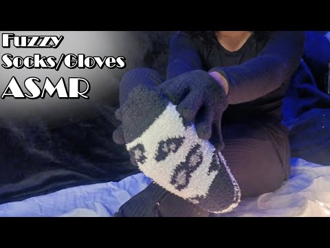 ASMR Mic Rubbing Fuzzy Socks/Gloves (No Talking)