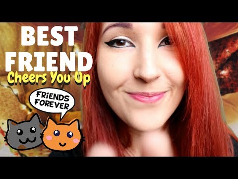 ASMR - CARING FRIEND ~ Helping You Calm Down + Fall Asleep | Face Touching | Positive Affirmations ~