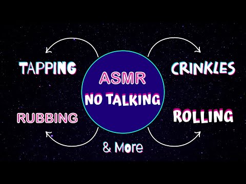 Relax and Sleep Now ASMR | Tapping, Crinkles, Rubbing, Rolling + More | No Talking