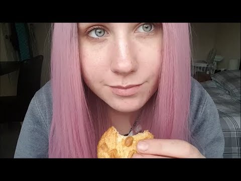 ASMR Eating Crunchy Crumbly Peanut Cookies!