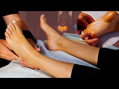 Soothing Foot Massage That Sent Sam to SLEEP! [ASMR][No Talking]