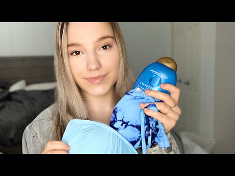 ASMR || Shein clothing haul + hair care products ||