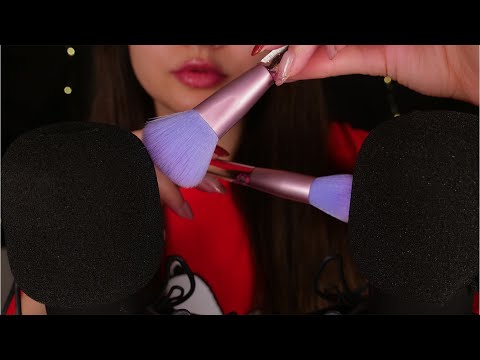 ASMR Fall Asleep To Mic Brushing & Tapping (No Talking)