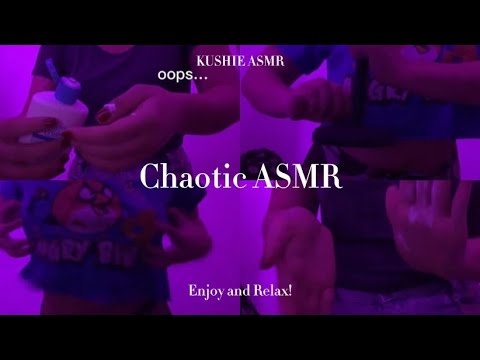 Chaotic ASMR w/ a little bit of 😈 | Kushie ASMR
