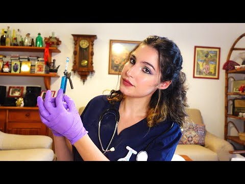 ASMR MEDICAL ROLEPLAY (Personal attention, medical gloves, whispering)