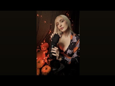 🍂🎃ASMR Foam Cover🎙️-Mic Pumping and Swirling Sounds for SLEEP😴💤🎃🍂