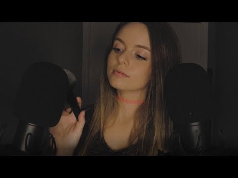 ASMR | Gentle Mic Brushing and Close Up Whispers