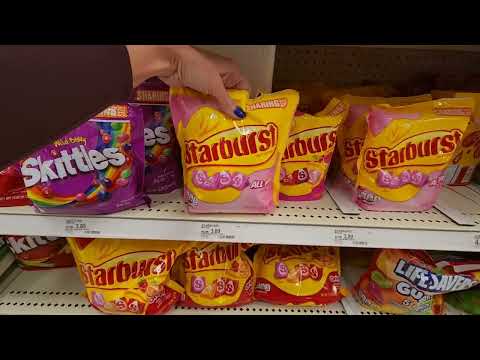 Target Candy Shelf Organization w/Crinkles 4-24-2023