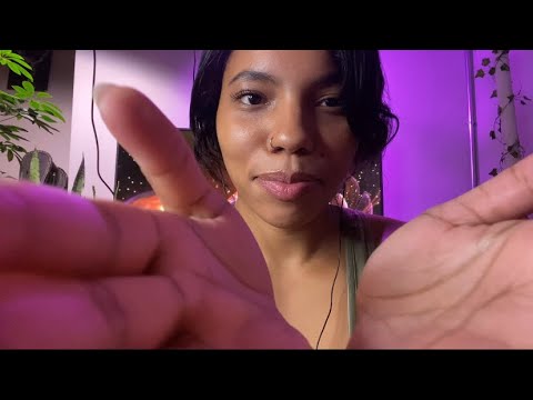 Asmr quick asmr for good luck ✨{ hand movements & crystal cleanse }