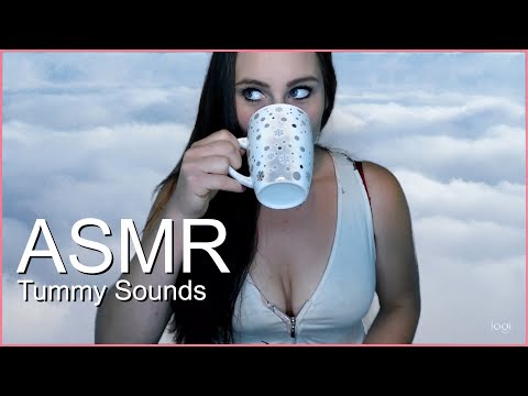 ASMR Tummy sounds. Woops only one ear again