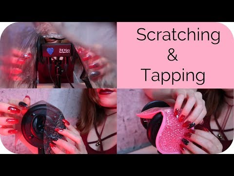 ASMR 🔺 Intense Vinyl Scratching and Tapping for Tingles (No Talking) 🔻