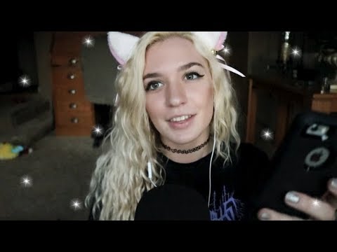 ASMR ~ The ASMR Tag :D 🌷(whispering, mouth sounds, hand movements, being silly)🌷
