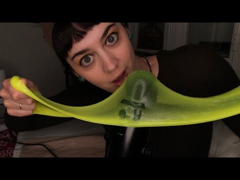 [ASMR] SLIME on MIC 🥳 Lets relax and play