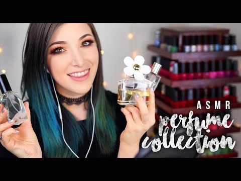 ASMR Perfume Collection! (tapping, glass/liquid sounds, lots of tingles)