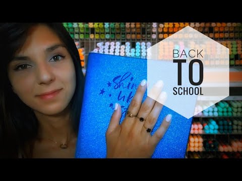 ASMR ita | Back To School 📚 | cartolibreria roleplay